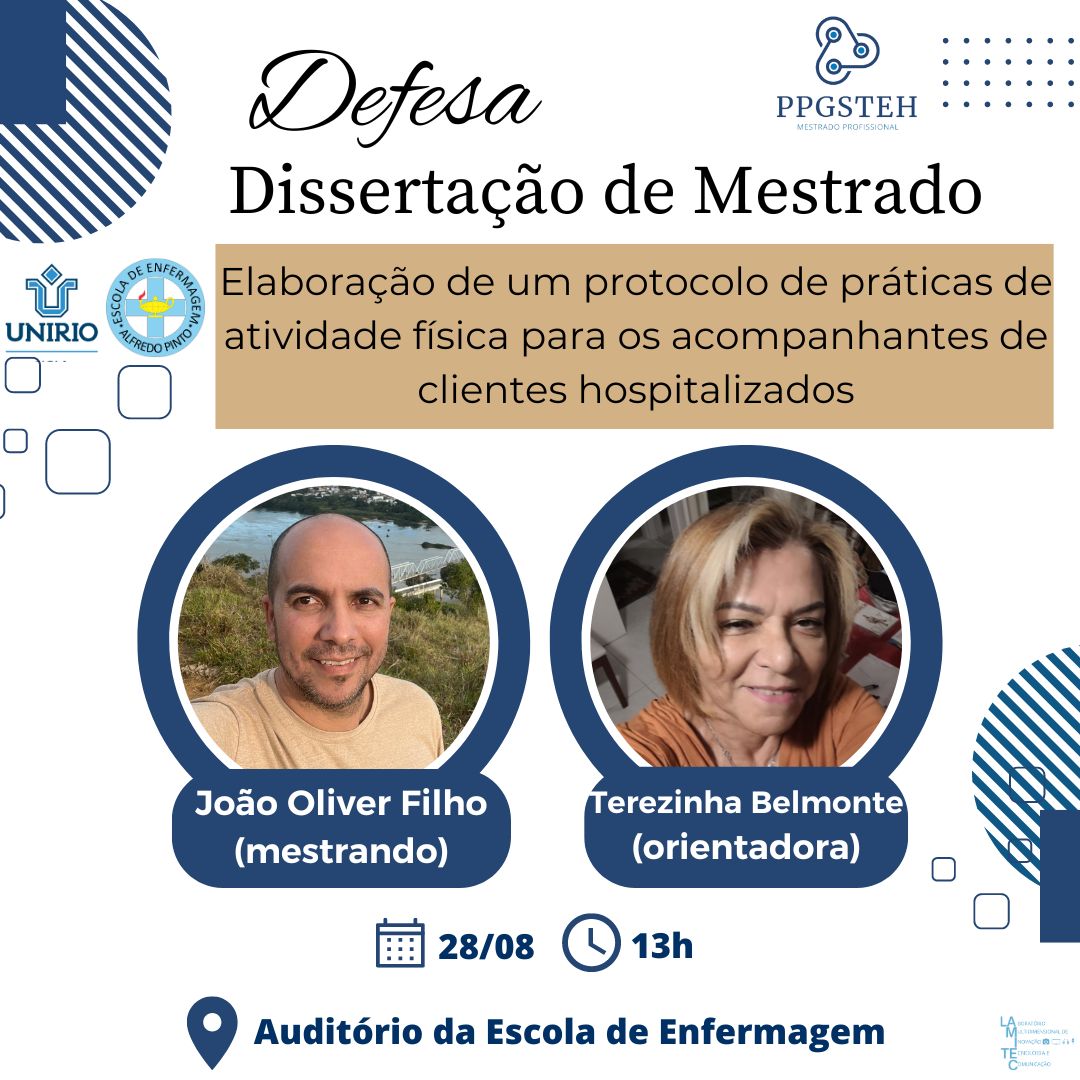 Defesa de produto do mestrando João Oliver Filho