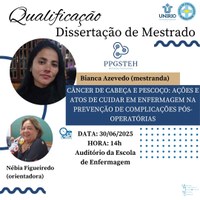 Exame de qualificação da mestranda Bianca Guimarães de Azevedo