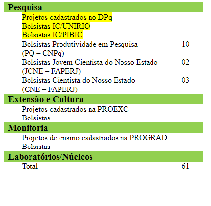 CCBS EM NÚMEROS33