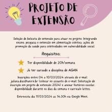 Projeto de Extensão AGAN