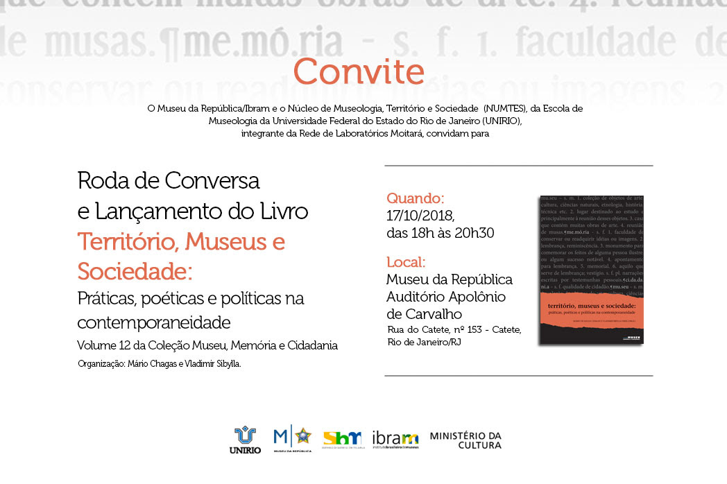 Lançamento Livro: Território Museus e Sociedade