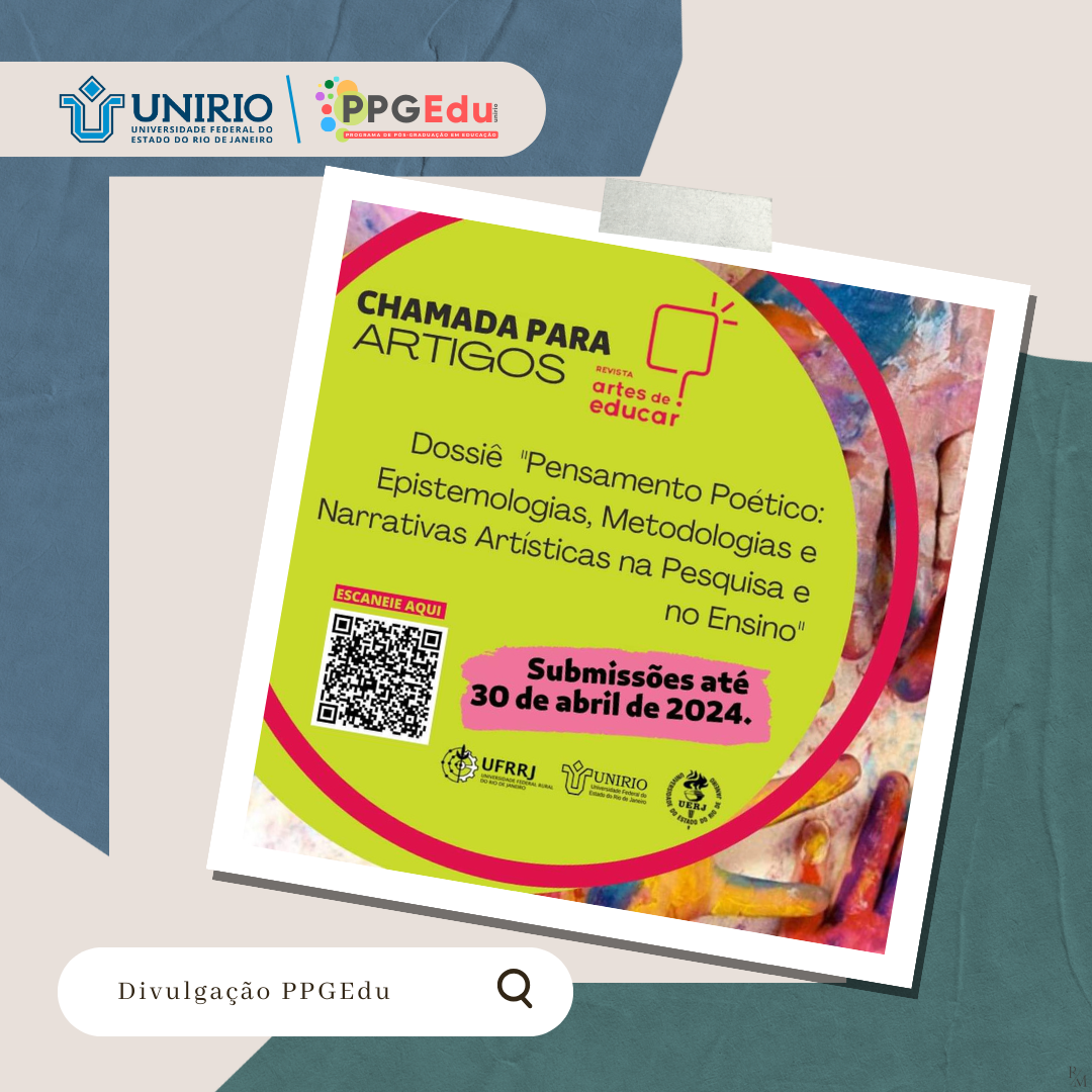 Divulgação | Submissões Revista Interinstitucional Artes de Educar