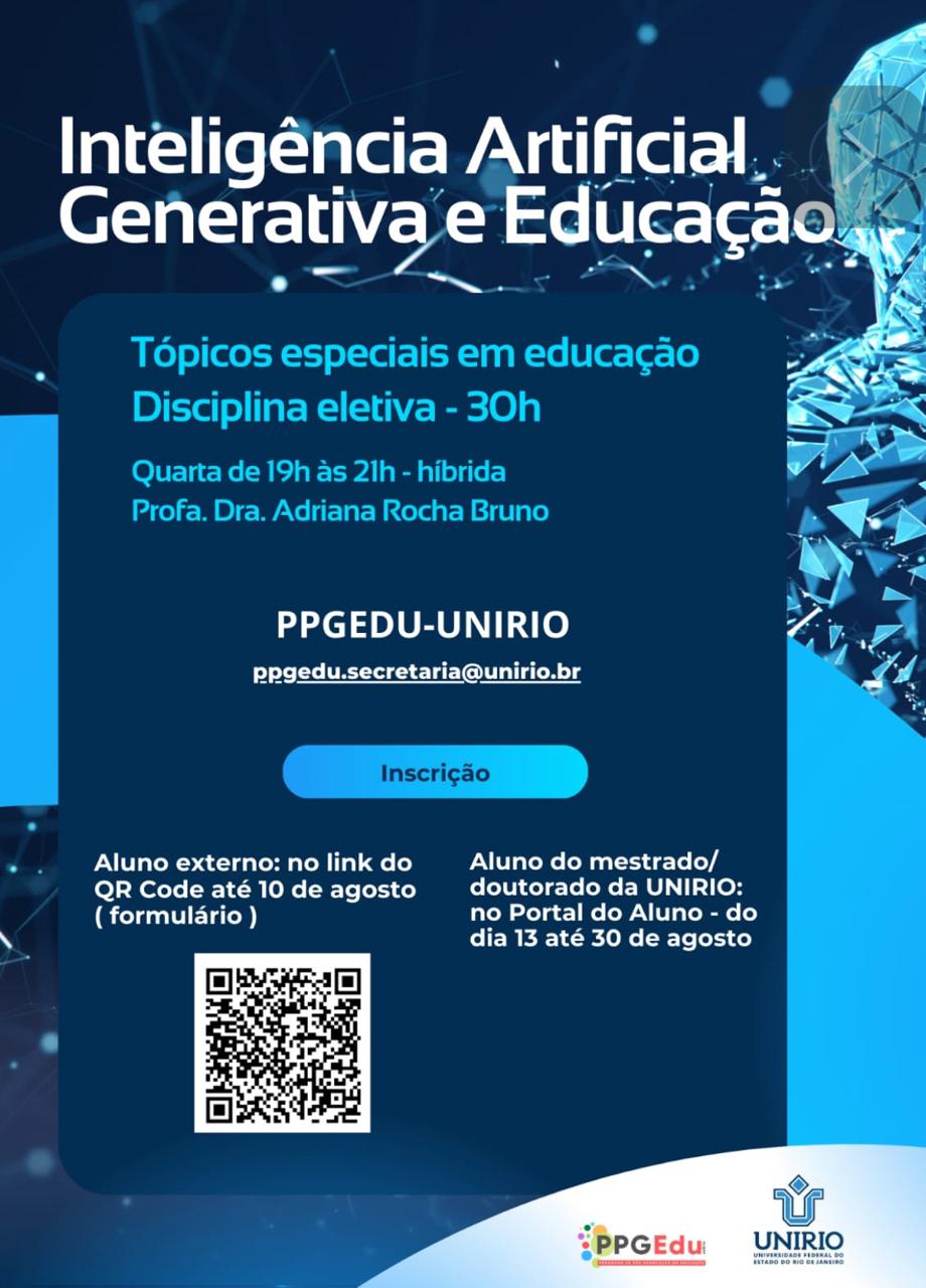 Inteligência Artificial Generativa e Educação
