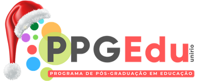 Logo PPGEdu Unirio Especial de Natal