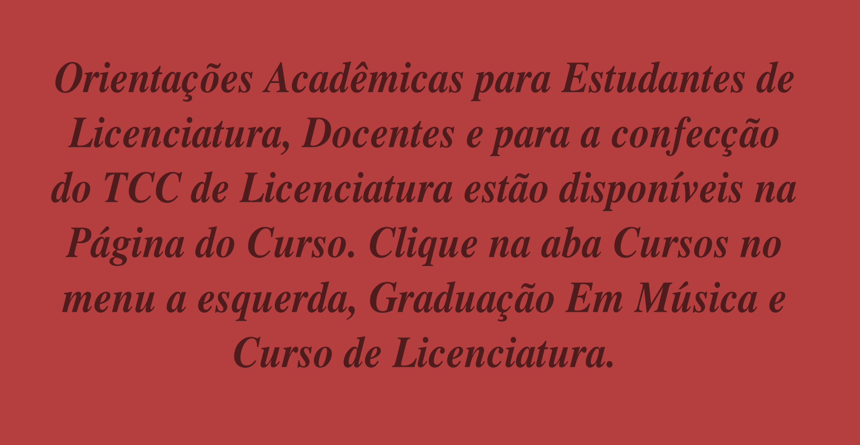 Orientações Licenciatura anuncio