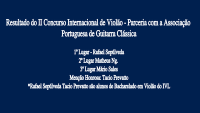 resultado concurso violão