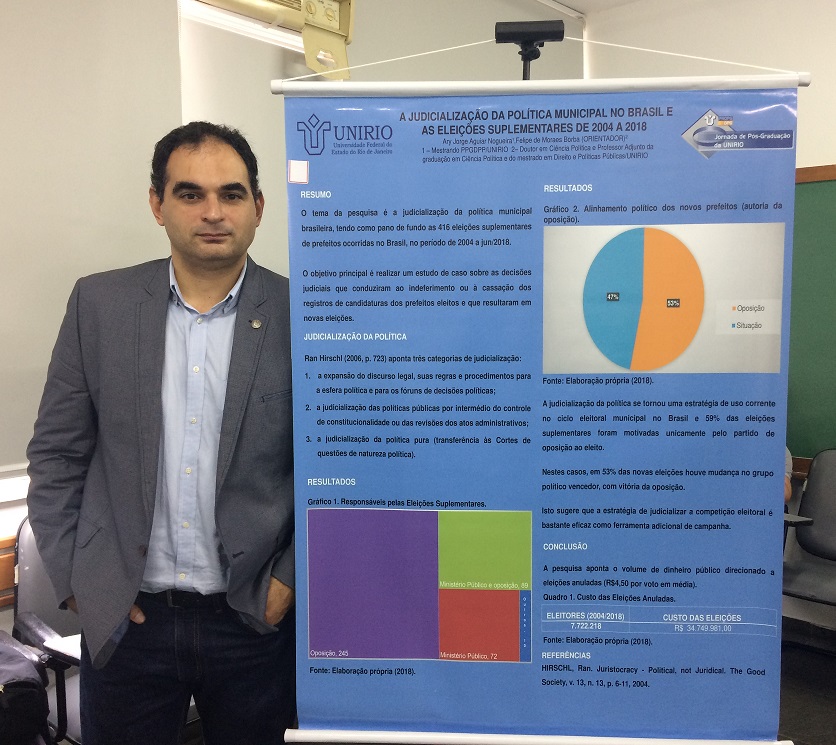 Ary Nogueira mapeou 416 eleições municipais suplementares para investigar a judicialização da política no Brasil (Foto: Comso) 