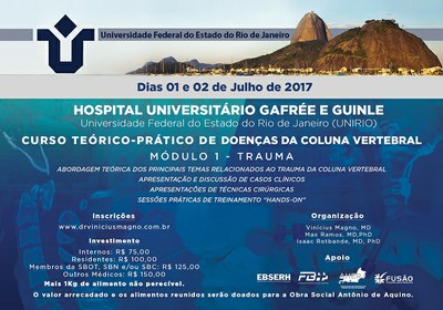 Curso sobre Doenças na Coluna Vertebral