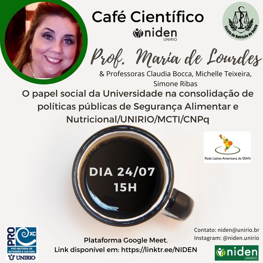 Café Científico 24 de julho de 2020