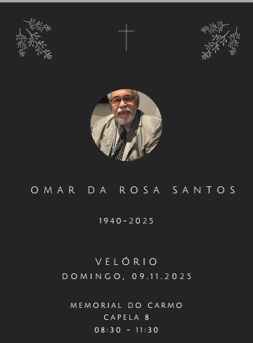 Falecimento Prof. Omar Falecimento Prof. Omar