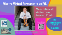 Masterclasse de violino e viola com Bernard Zinck