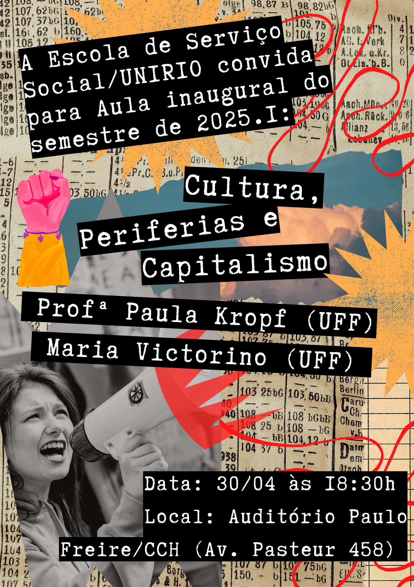 Aula inaugural da Escola de Serviço Social - 2025.1