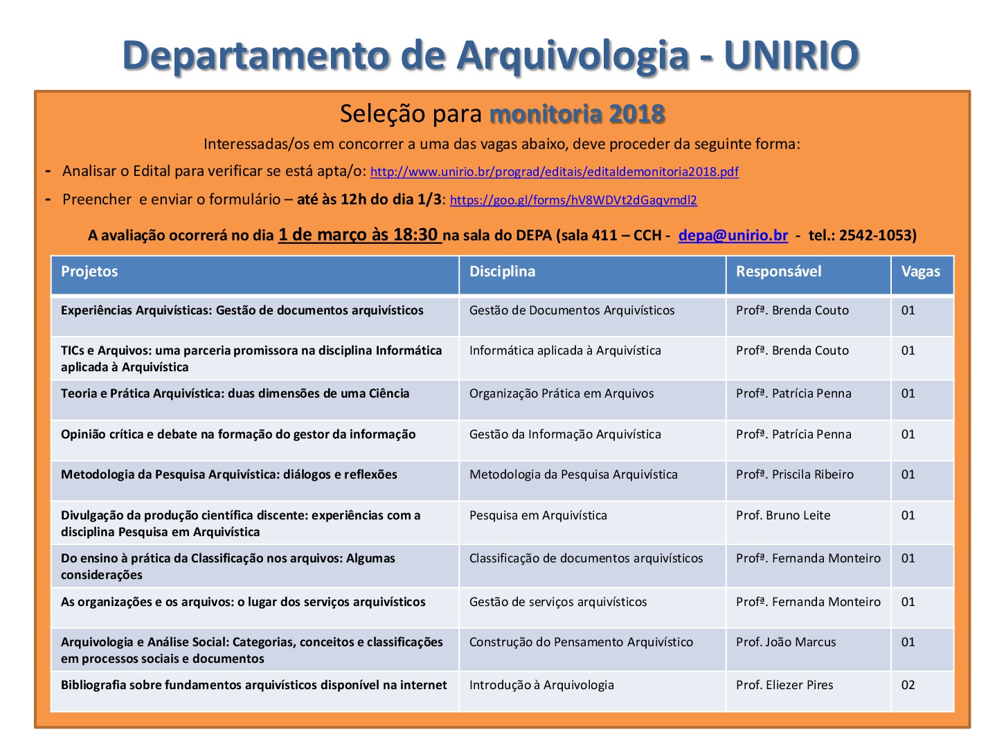 Seleção Monitoria 2018