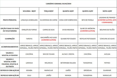 cardápio 08-07 a 12-07-19