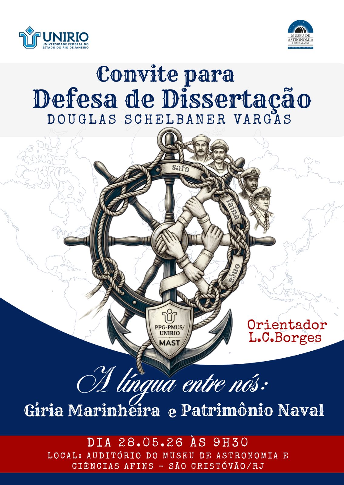 Convite Defesa Dissertação Douglas Vargas