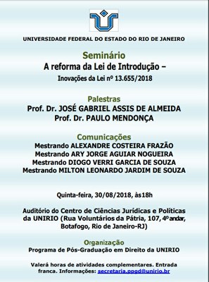 Seminário LINDB