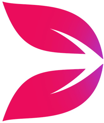 Folha magenta//roxa seta