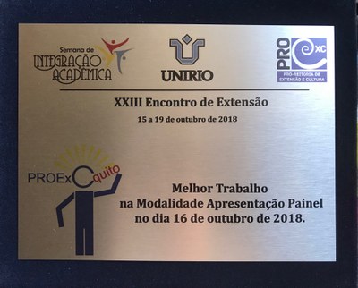 Placa melhor painel SIA 2018