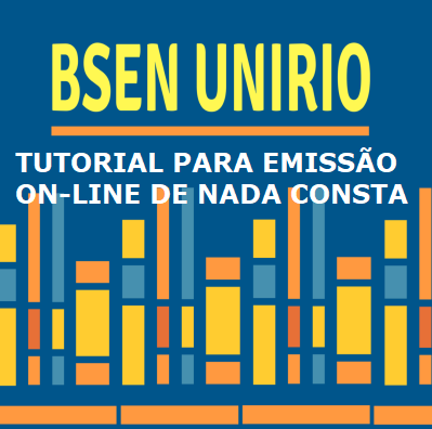 Tutorial para emissão Nada Consta on-line