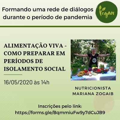 Evento Vegan 16 de maio de 2020