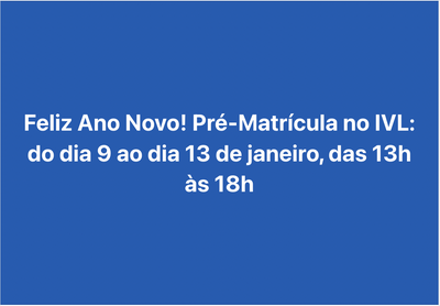 Pré-Matrícula