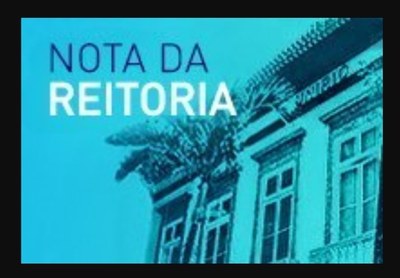 Nota da reitoria 