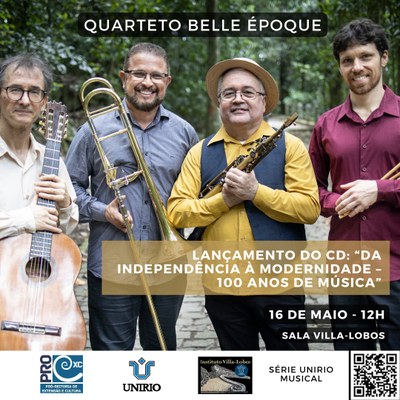 CONCERTO MAIO 2023 UNIRIO MUSICAL BELLE EPOQUE