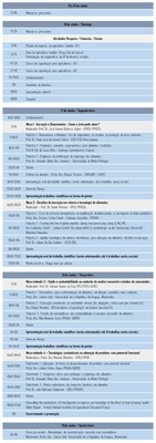programação completa