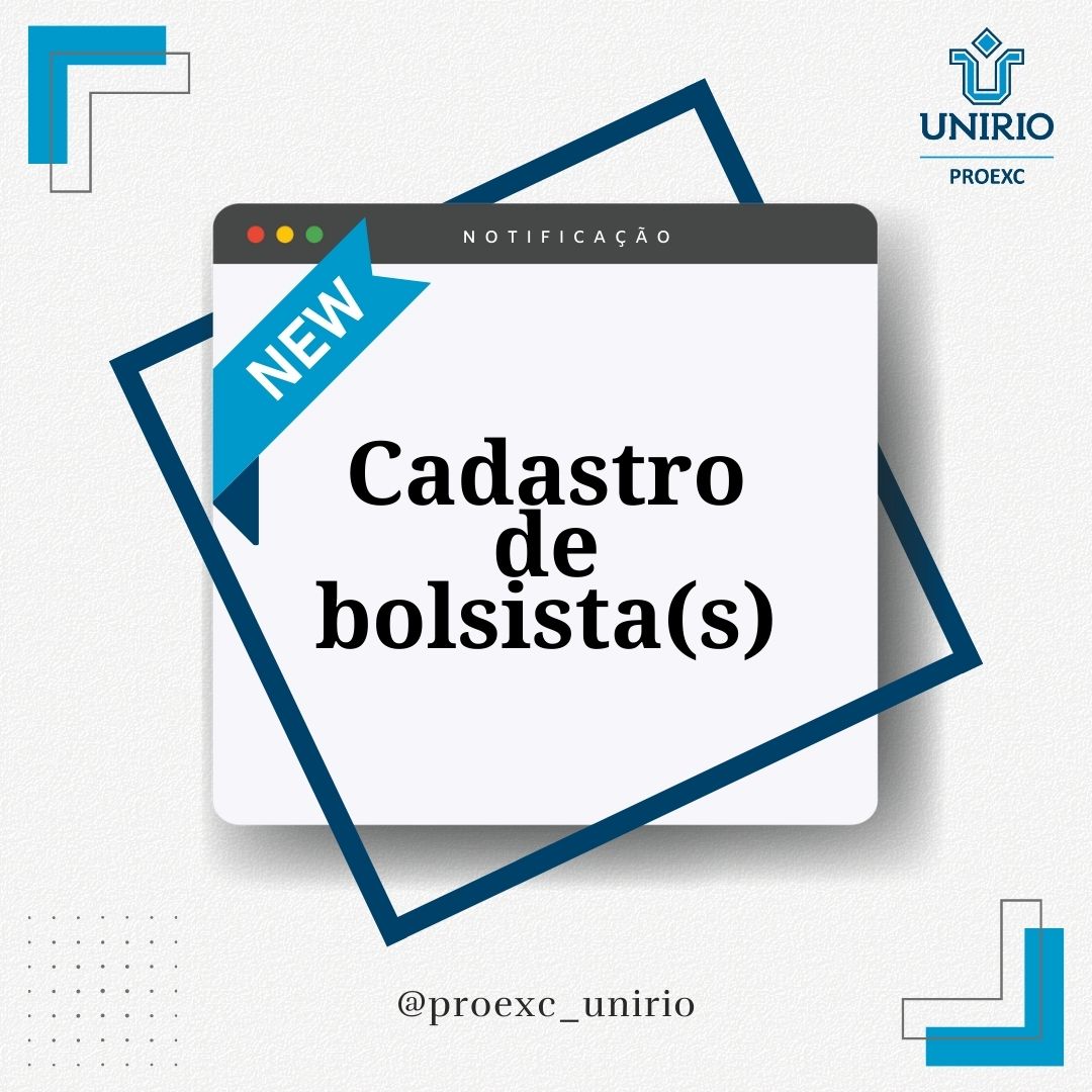Formulário e o Termo de Compromisso de Coordenação e Bolsista(s) disponíveis