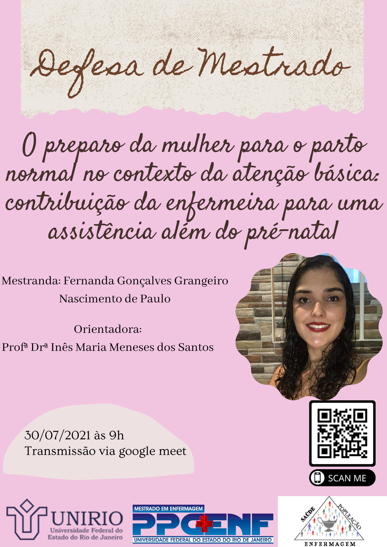 Defesa de Dissertação | Fernanda Gonçalves Grangeiro Nascimento de Paulo
