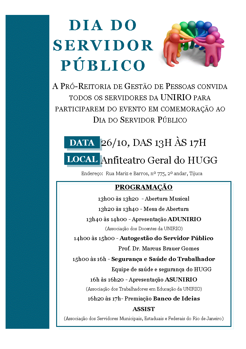 PROGEPE convida servidores para o evento DIA DO SERVIDOR