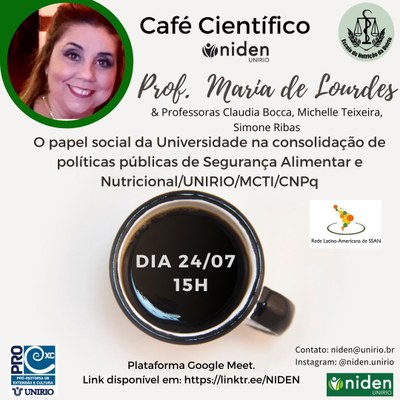 Café Científico 24 de julho de 2020