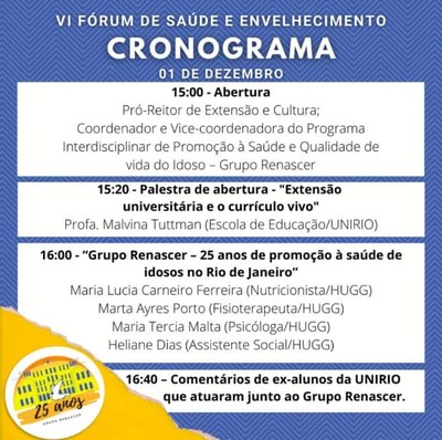 Evento 01 de dezembro de 2020