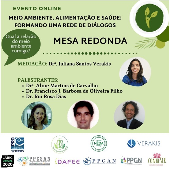 Evento 6 de outubro de 2020 - Mesa Redonda