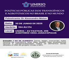 Evento - Política Pública dosTransgênicos dia 30/06/25 230x200