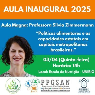Programação  - Auala Magna PPGSAN 2025
