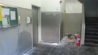 Recuperação da entrada do Bloco D quase concluída