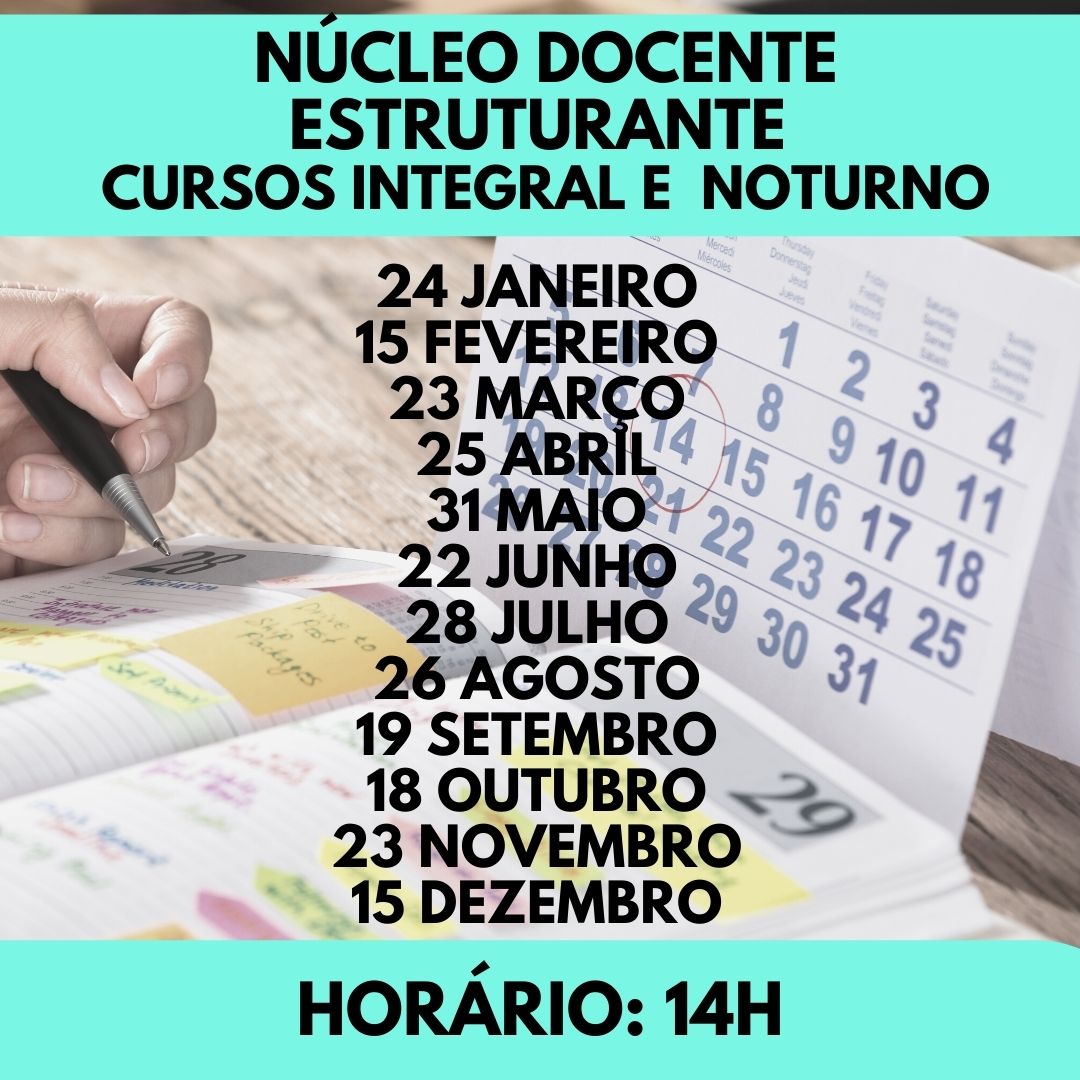 Calendário NDE 2022