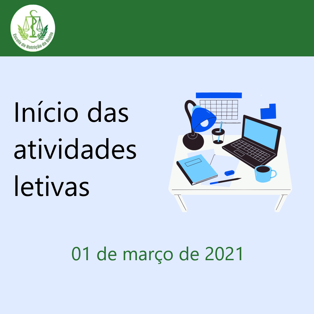 Início da Aulas 2020.2