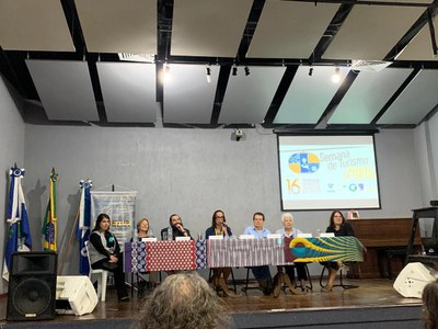 Mesa de Comemoração do Aniversário do Curso de Bacharelado em Turismo