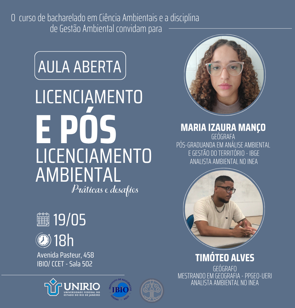 Aula aberta: Licenciamento e Pós-licenciamento Ambiental - Práticas e Desafios