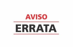 aviso de errata