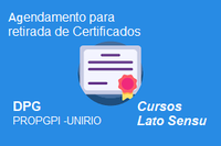 retirada de certificado lato sensu