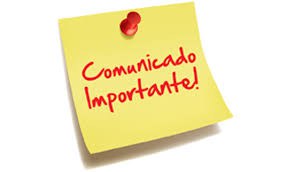 Comunicado importante