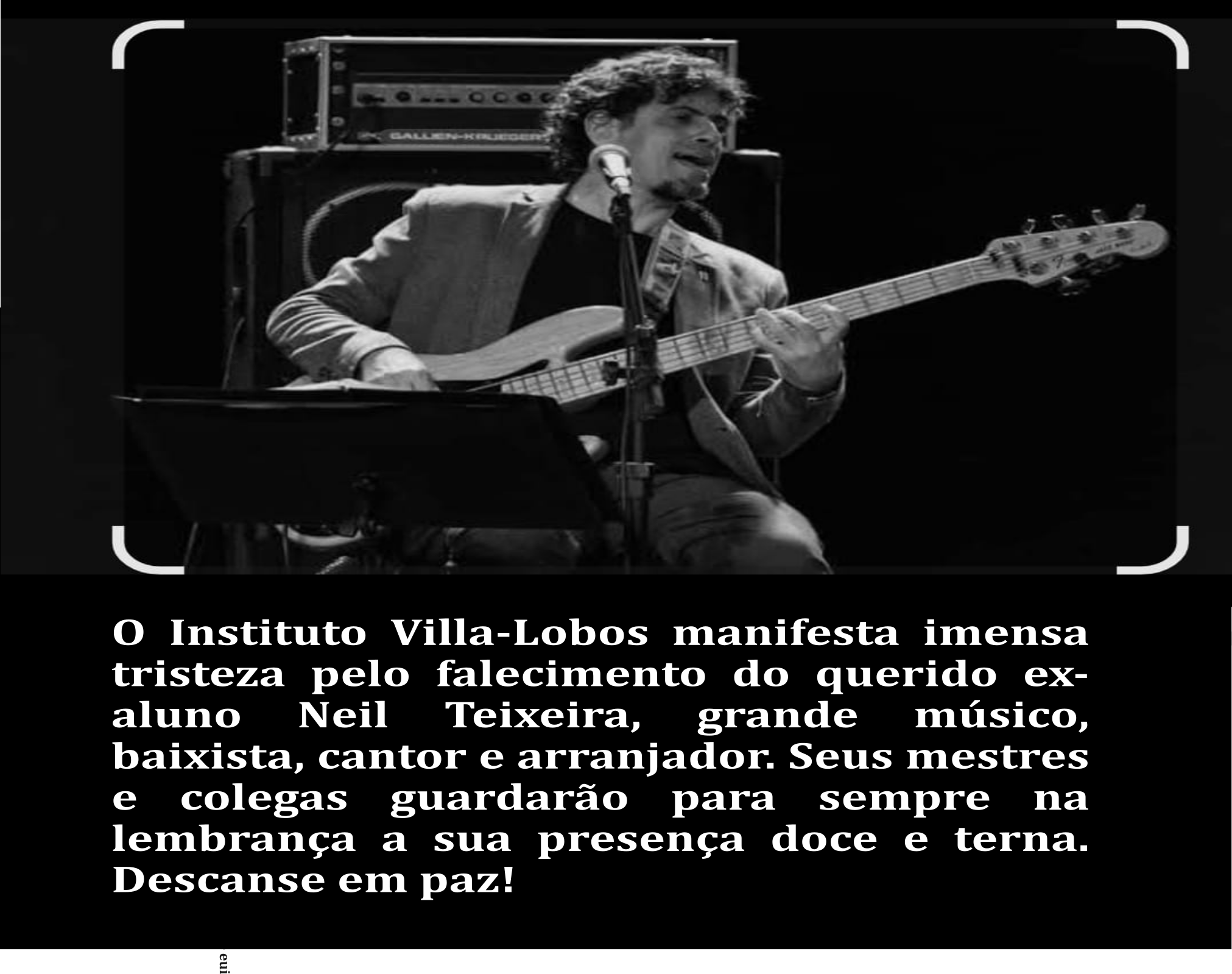 Nota Pesar Neil Teixeira