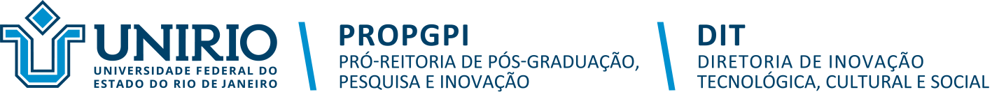 Banner em azul com a frase: Novo site da Diretoria de Inovação em construção