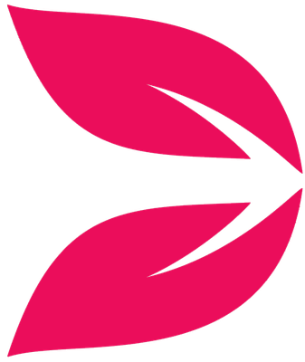 Folha magenta seta