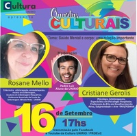QUARTAS CULTURAIS | 16/09
