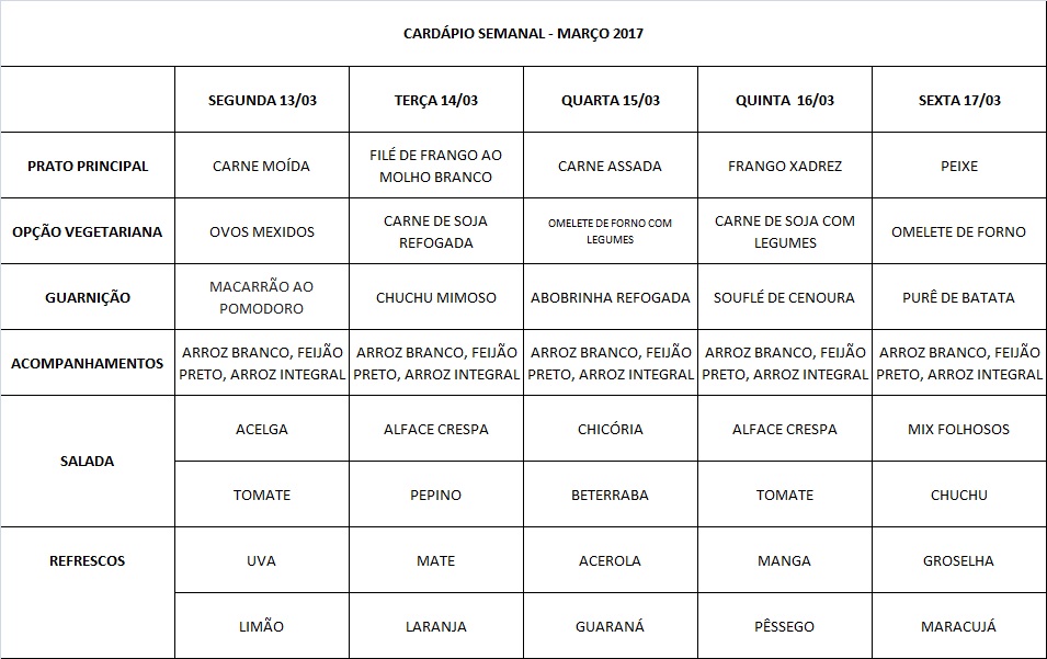 cardápio 13 a 17/03/17 - modificado