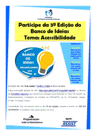 Inscrições para o Banco de Ideias terminam no dia 15 de outubro